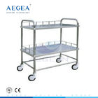 AG-SS020 304 الفولاذ المقاوم للصدأ صك المستشفى الطبي علاج العربة