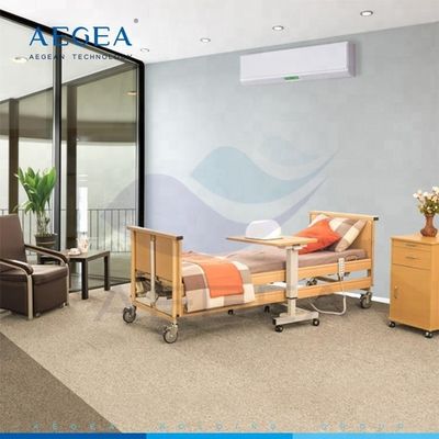 AG-MC001 قاعدة الخشب الميكانيكيه المستشفى الكهربائية 5 وظائف التمريض أثاث العناية المنزلية الرعاية المنزلية لكبار السن