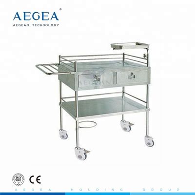 AG-SS058 عربة الحقن الطبية من الفولاذ المقاوم للصدأ